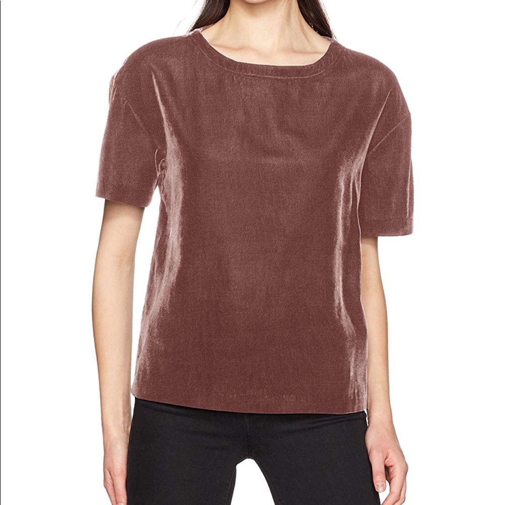 Calvin Klein Velvet Crew Neck Tee
